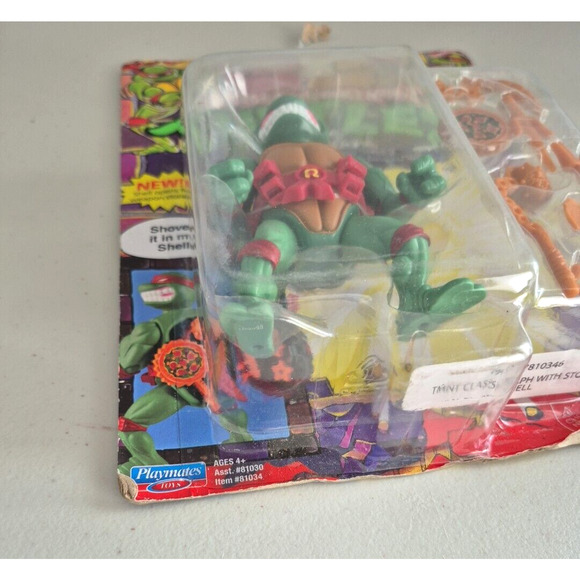 Playmates Teenage Mutant Ninja Turtles Raphael Storage Shell Figure Collectible - Picture 10 of 16